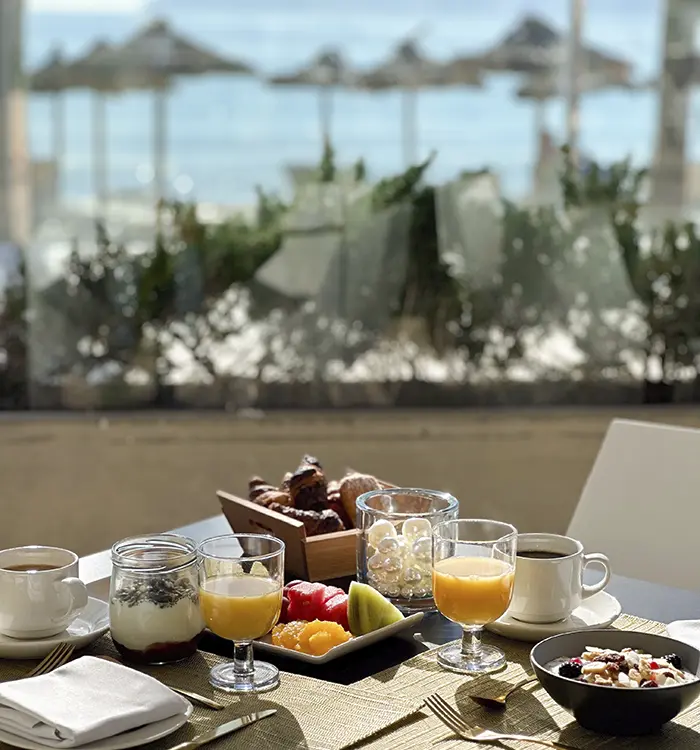 May Promotion Breakfast by the sea on the restaurant terrace of Hotel Condesa